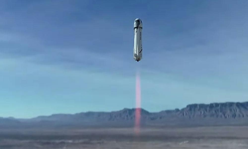 <span>Photograph: Blue Origin/Reuters</span>