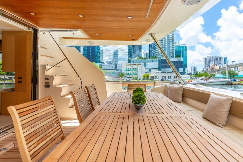 Miami Yacht with luxury interiors