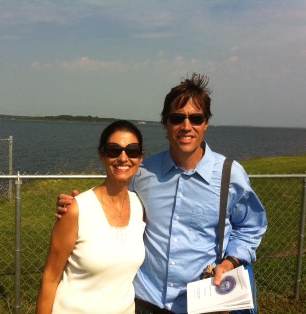 Diane Foley and her son Jim, a journalist who was killed by terrorists in 2014.