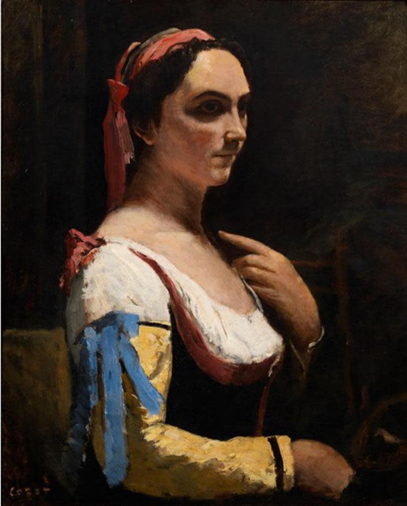 Jean-Baptiste-Camille Corot, The Italian Woman