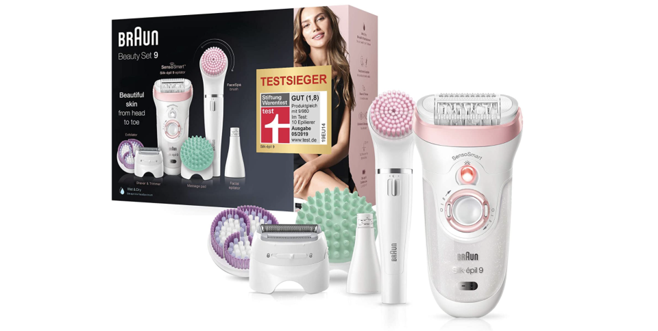 Dieses 9-in-1-Beauty-Set ist gerade besonders günstig zu haben. (Bild: Amazon)