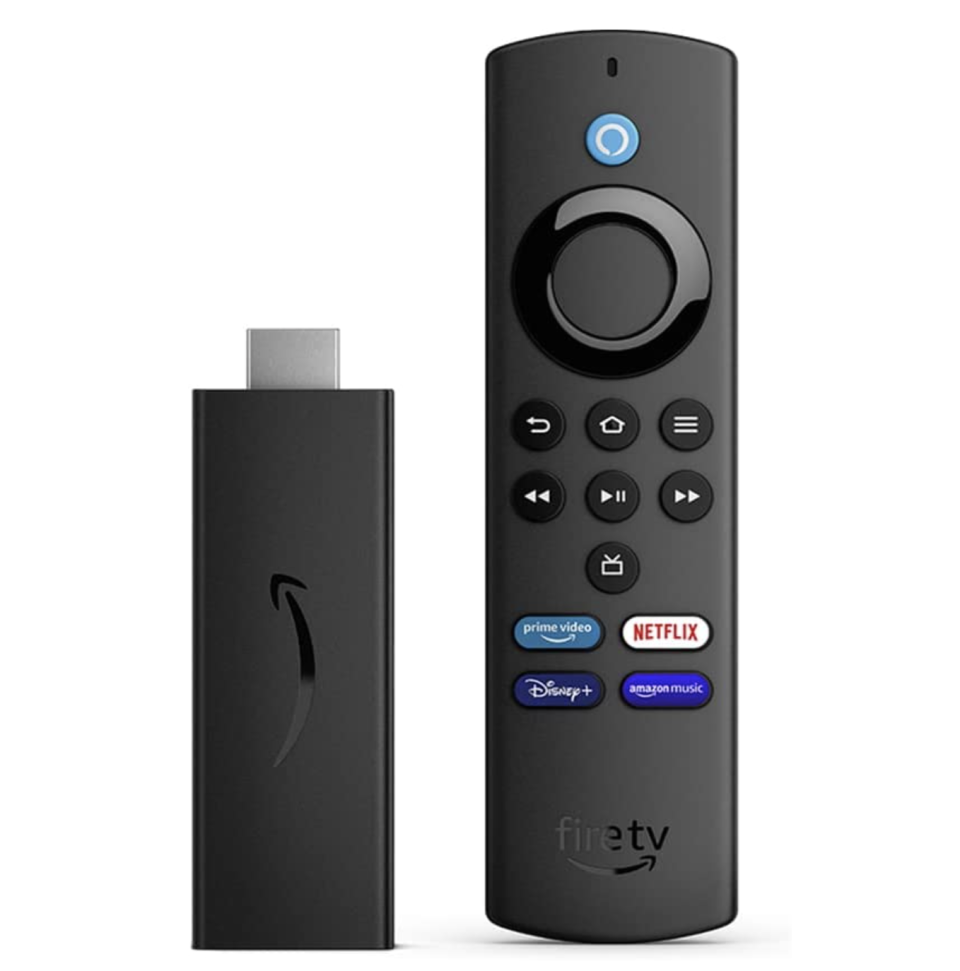 Fire TV Stick Lite with latest Alexa Voice Remote Lite (no TV controls). Image via Amazon.