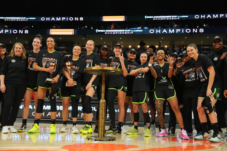 WNBA Basketball: New York Liberty () in action, vs Minnesota Lynx at USB Arena. 
Elmont, NY 6/25/2024 
CREDIT: Erick W. Rasco (Photo by Erick W. Rasco/Sports Illustrated via Getty Images) 
(Set Number: X164535 TK1)