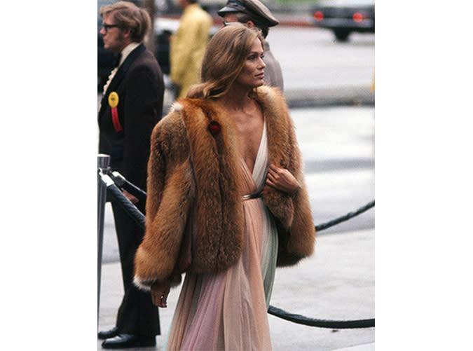 6. Lauren Hutton in Halston (1975)