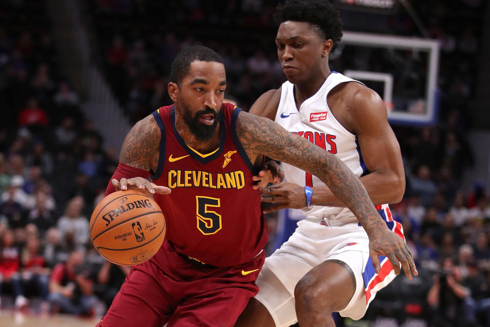 Could J.R. Smith help the Lakers after more than a season away from the NBA. (Gregory Shamus/Getty Images)