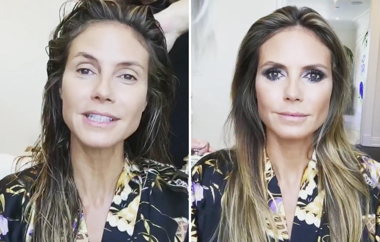 Heidi Klum has just made a whole lot of women feel better about themselves [Photo: Instagram/heidiklum]