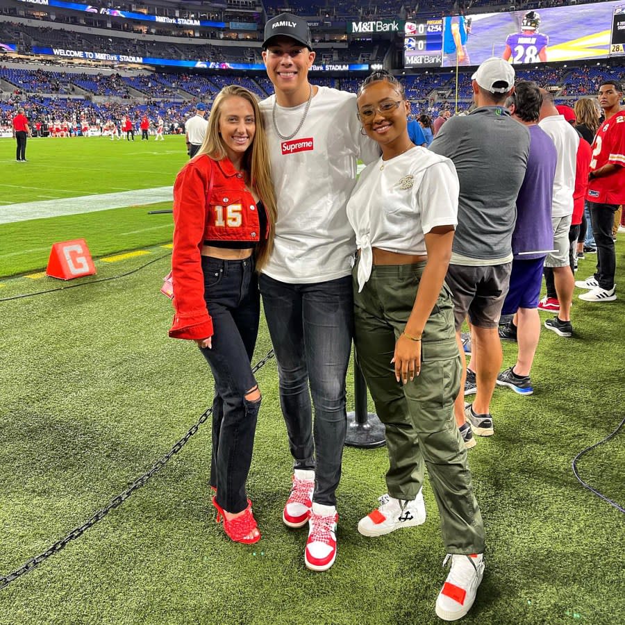 Inside Patrick and Brittany Mahomes' History With Travis Kelce's Ex Kayla Nicole