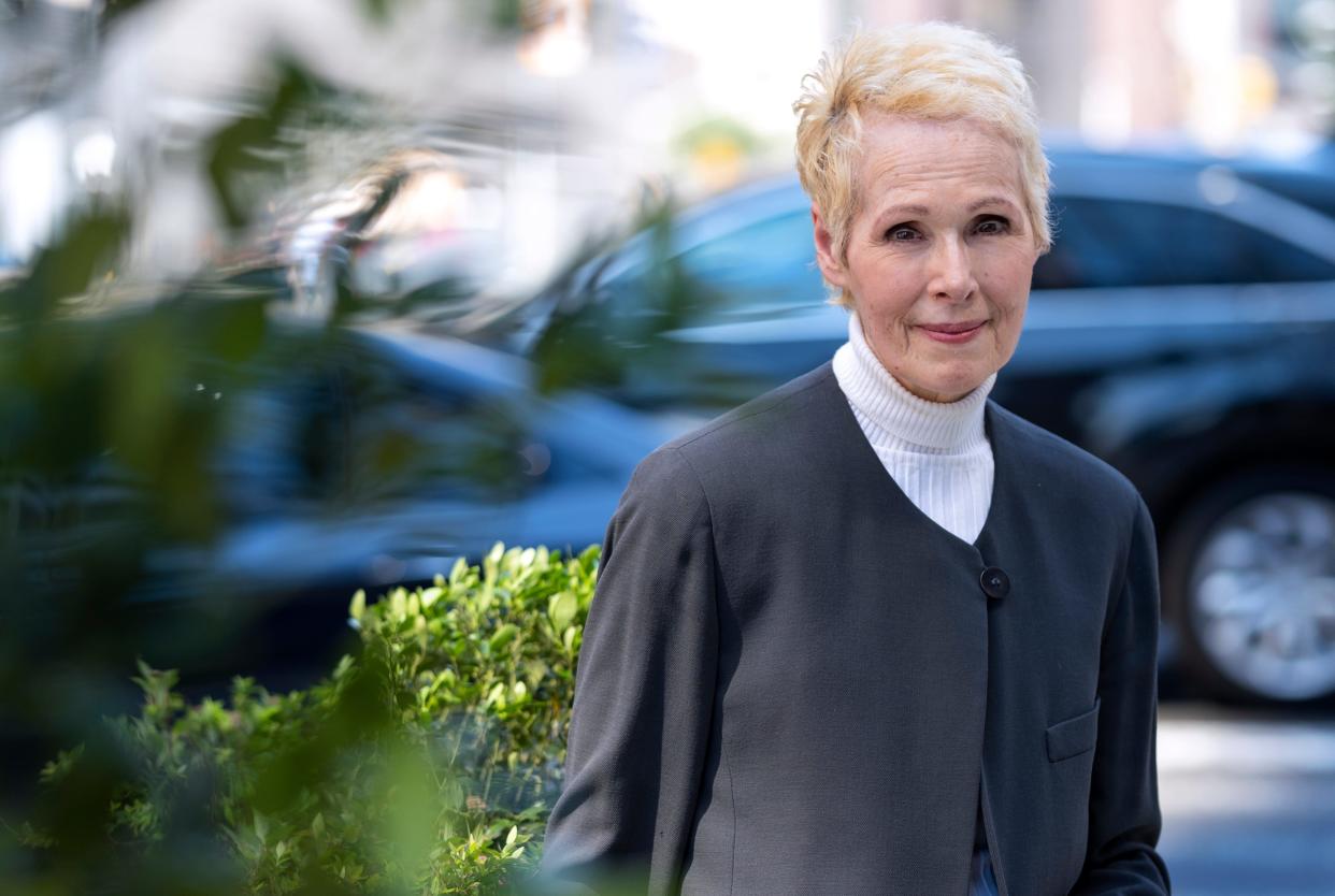 E. Jean Carroll, a New York-based advice columnist, sued Donald Trump alleging he raped her in a luxury New York department store dressing room in the 1990s.
(Credit: Craig Ruttle, AP)