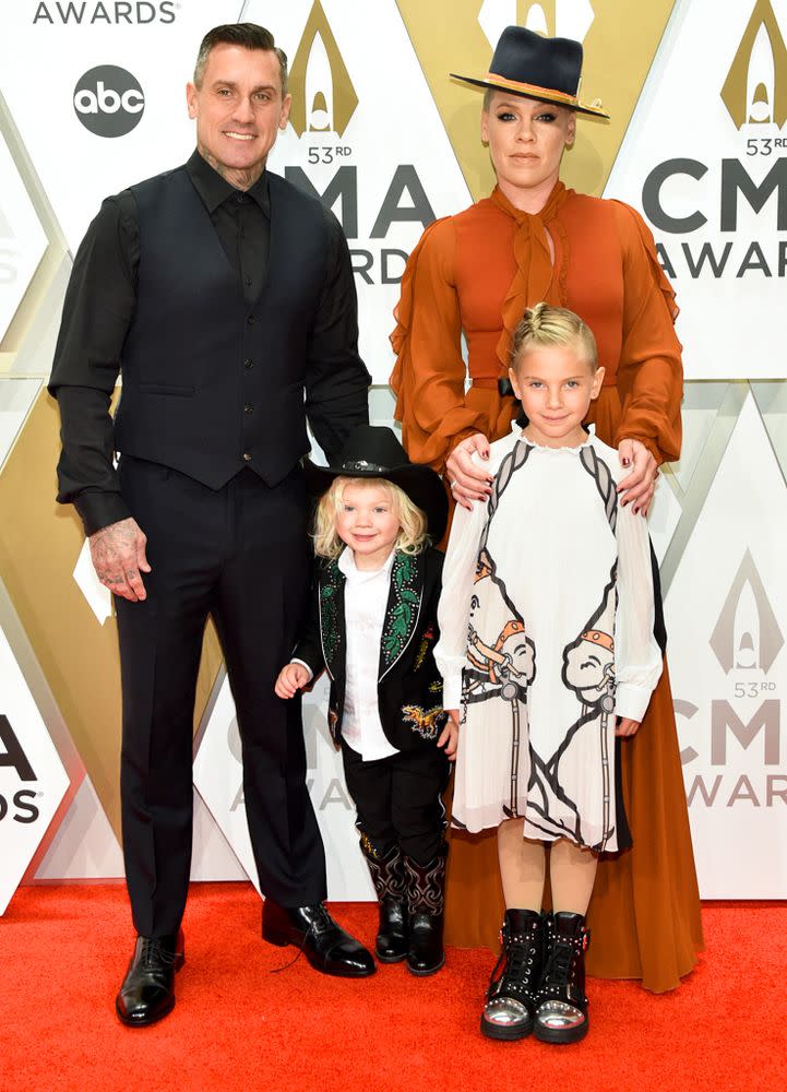 Pink and family | John Shearer/WireImage