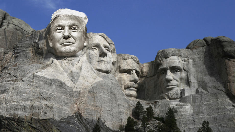 Trump auf dem Mount Rushmore: So spottet das Netz