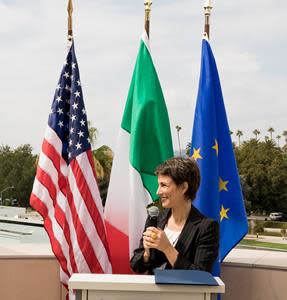 Silvia Chiave, Italian Ambassador in Beverly Hills with the Italian Chamber of Commerce and Beverly Hills Chamber of Commerce.