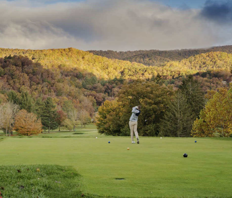 <p>Courtesy Image</p><p>Charles Blair Macdonald’s 1913 classic design features tight fairways playing through the beauty of the Appalachian forest. Small, well-guarded greens are the norm here and approach shots will test most players’ mettle. There are only two par-fives, both on the back nine, making the<a href="https://www.greenbrier.com/golf/courses-at-the-greenbrier/the-old-white/" rel="nofollow noopener" target="_blank" data-ylk="slk:Old White;elm:context_link;itc:0;sec:content-canvas" class="link "> Old White</a> a par-70 golf course, which also deploys a tremendous collection of par-threes. The third features a Biarritz green, split by what is called the "valley of sin." The idyllic Redan eighth hole is templated on the original at Scotland's North Berwick, and the 15th pays homage to the Eden hole at<a href="https://www.mensjournal.com/sports/is-playing-the-old-course-at-st-andrews-worth-it-w470391" rel="nofollow noopener" target="_blank" data-ylk="slk:St. Andrews;elm:context_link;itc:0;sec:content-canvas" class="link "> St. Andrews</a>. The Old White concludes on the short "Home" hole, which plays over the stream to a good-size putting surface and a chance to finish the round on a high note.</p>