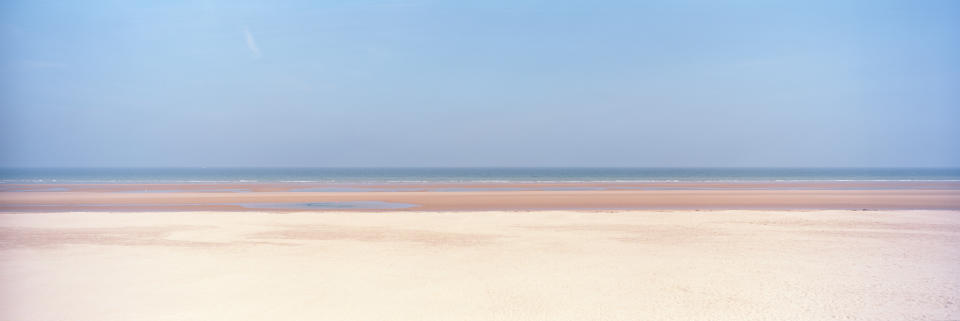 A stretch of sand that was known as 'Omaha Beach' during the D-Day landings on June 6, 1944, on April 29, 2019 in Colleville-sur-Mer, on the Normandy coast, France. (Photo: Dan Kitwood/Getty Images)