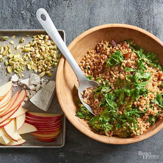 Grain bowls make mealtime a breeze and feature fresh, healthy ingredients. Thanks to the nature of meals in a bowl, each of these grain bowl recipes include multiple food groups. Don't feel like you have to stick strictly to the recipe—add an egg to your quinoa bowl, swap goat cheese for feta, or switch up the grain called for and use your favorite.