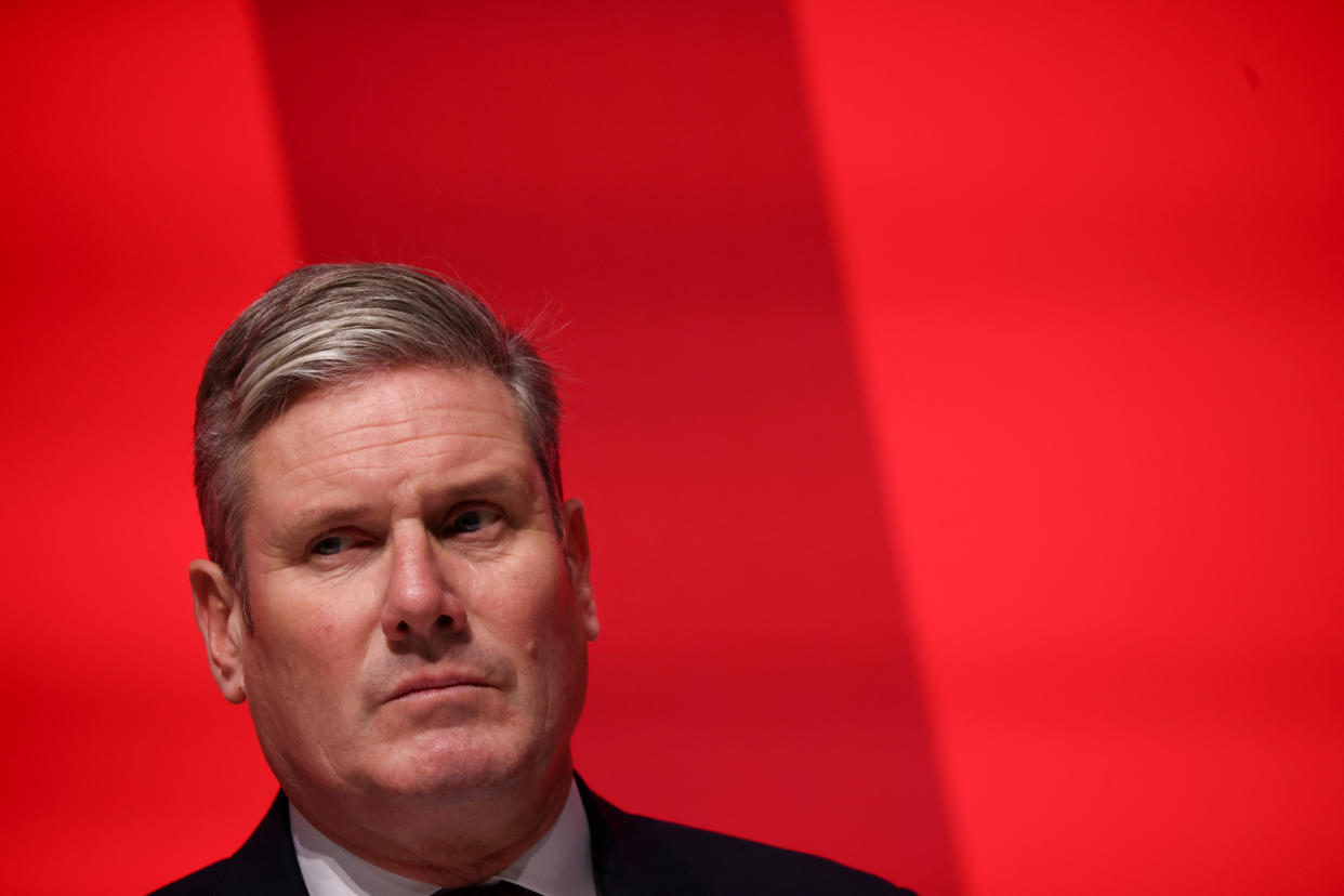 Two Tory peers believe the prospect of Sir Keir Starmer becoming PM is spooking the markets. (Reuters/Henry Nicholls)