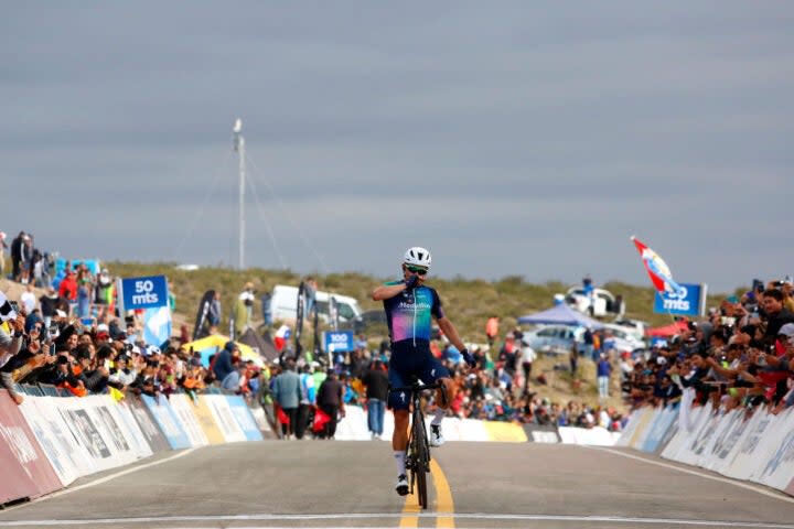 <span class="article__caption">Lopez put a big ‘W’ in the results column on the Colorado climb.</span>