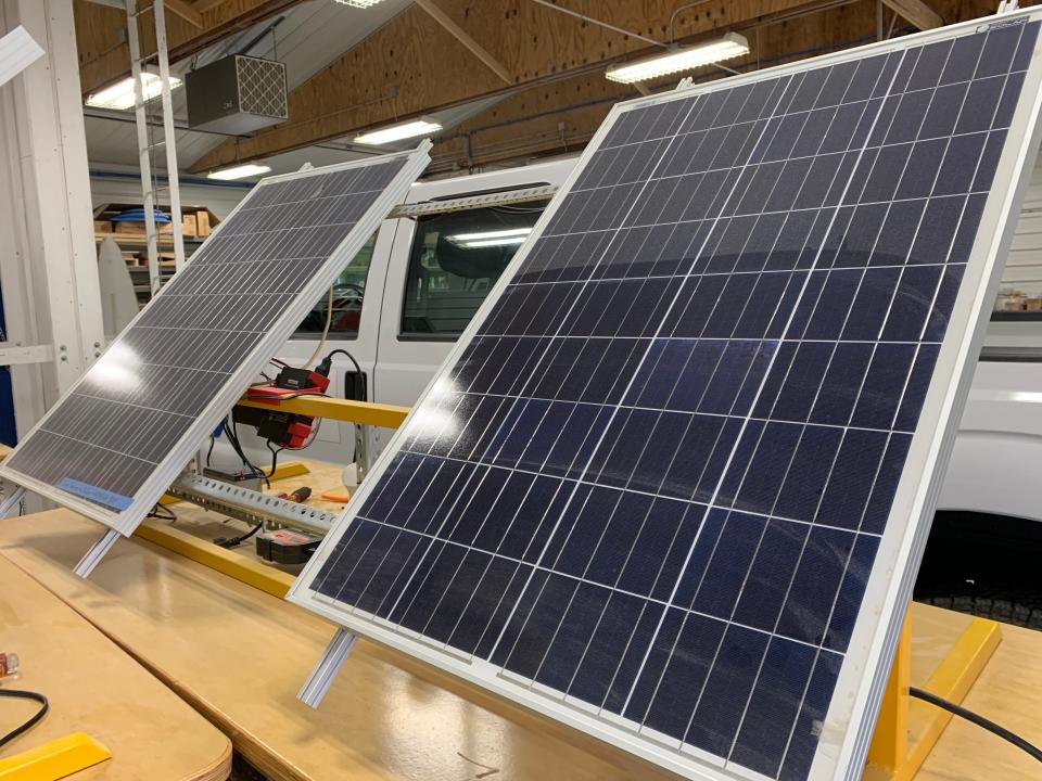 Solar technician training program at Cloud County Community College in Concordia, Kansas.