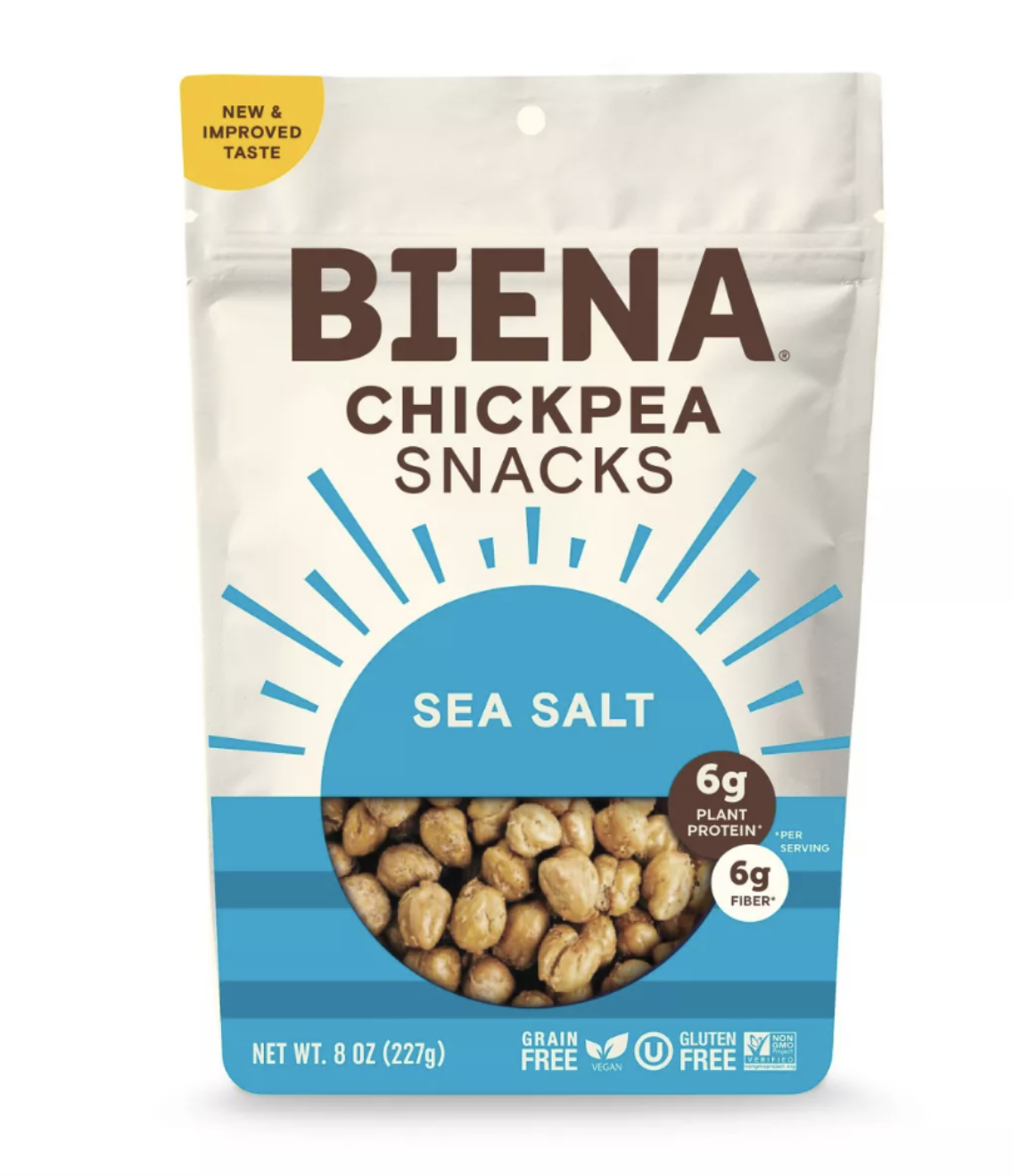 biena Crispy Roasted Chickpeas sea salt