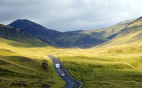 The rolling landscape of the Highlands - Credit: Getty