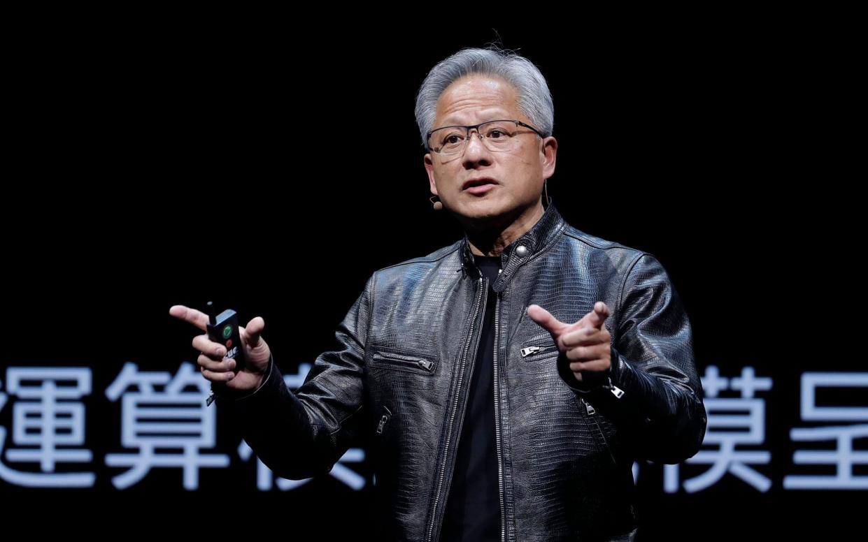 Nvidia chief executive Jensen Huang saw his company overtake Microsoft as the most valuable in the world