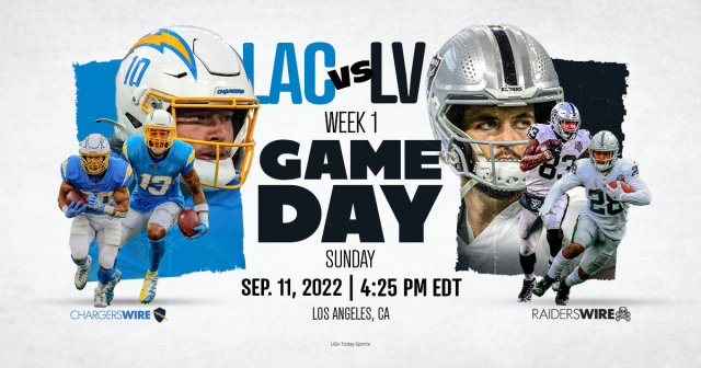 Raiders vs. Chargers Time, TV schedule, odds, streaming, how to watch