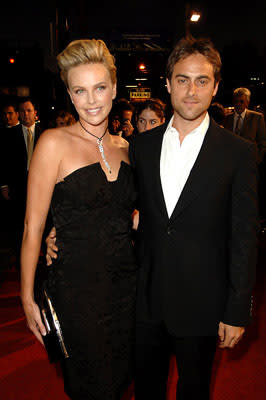 Charlize Theron and Stuart Townsend at the LA premiere of Warner Bros. Pictures' North Country