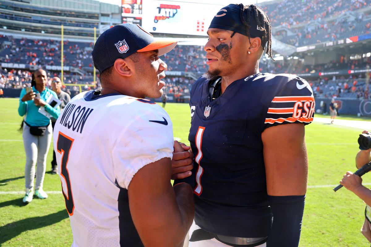 Russell Wilson welcomes Justin Fields to the Steelers