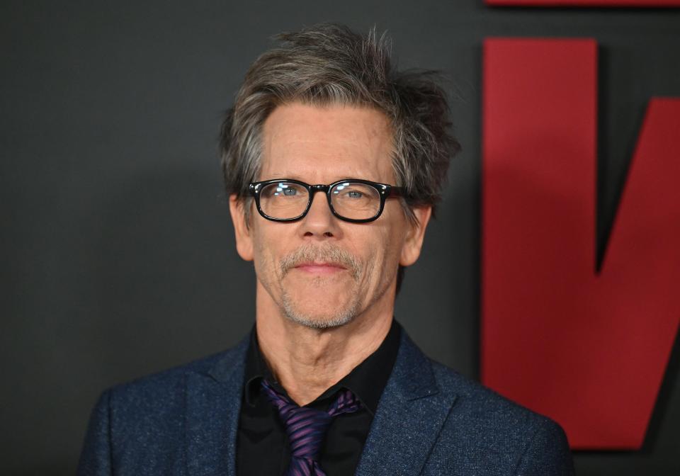 Kevin Bacon returned to the high school where he shot his movie u0022Footlooseu0022 following a successful social media campaign.