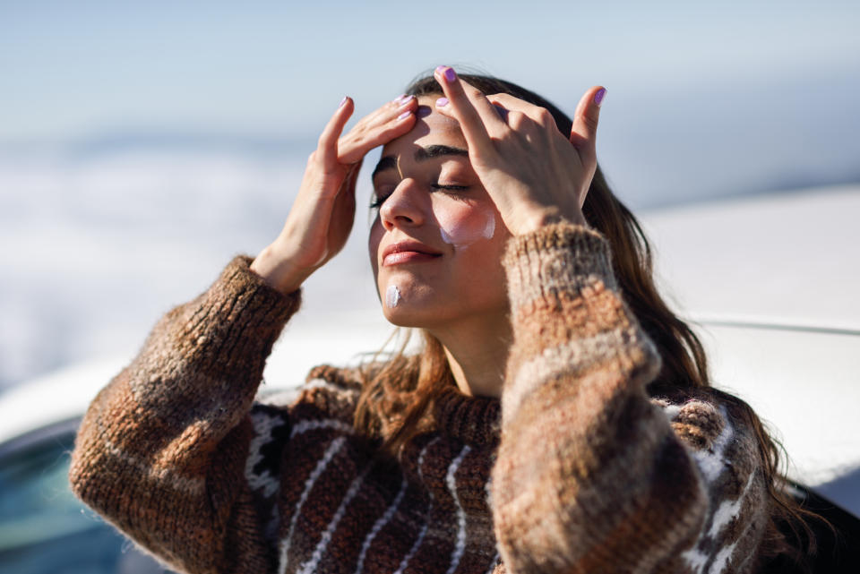 Winter is actually the best time to be focusing on your skincare routine, especially when it comes to using sunscreen. (Stock Photo)