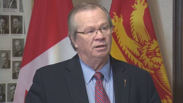 Public Safety Minister Ted Flemming said he's optimistic that if enough people get vaccinated and herd immunity is achieved, 'we can get our lives back to what we all want them to be.' (Ed Hunter/CBC - image credit)