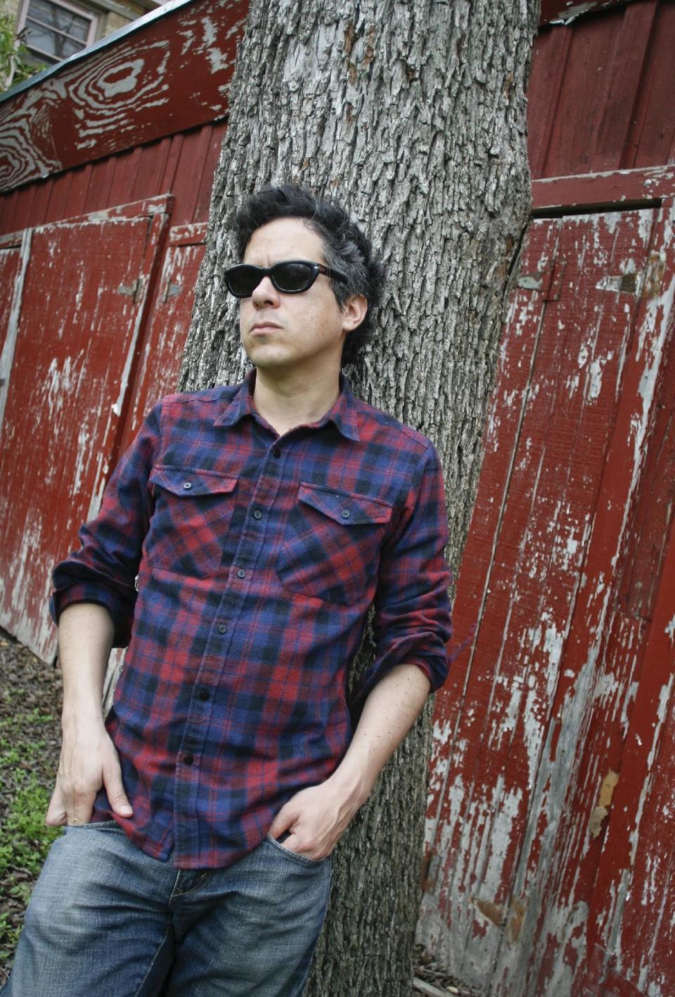 In this March 13, 2012 photo, M. Ward poses for a photograph during the SXSW Music Festival in Austin, Texas. Ward's latest album "A Wasteland Companion," is his first solo album in three years. (AP Photo/Jack Plunkett)