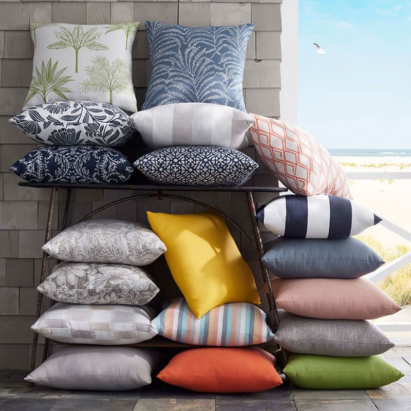 <p><a href="https://go.redirectingat.com?id=74968X1596630&url=https%3A%2F%2Fwww.thecompanystore.com%2Fsunbrella-outdoor-all-weather-toss-pillows%2F83084-SUN.html%3Fdwvar_83084-SUN_color%3DSILVER&sref=https%3A%2F%2Fwww.thepioneerwoman.com%2Fhome-lifestyle%2Fdecorating-ideas%2Fg43963343%2Foutdoor-pillows%2F" rel="nofollow noopener" target="_blank" data-ylk="slk:Shop Now;elm:context_link;itc:0;sec:content-canvas" class="link rapid-noclick-resp">Shop Now</a></p><p>Sunbrella Indoor/Outdoor Toss Pillow</p><p>thecompanystore.com</p><p>$33.00</p><span class="copyright">The Company Store</span>