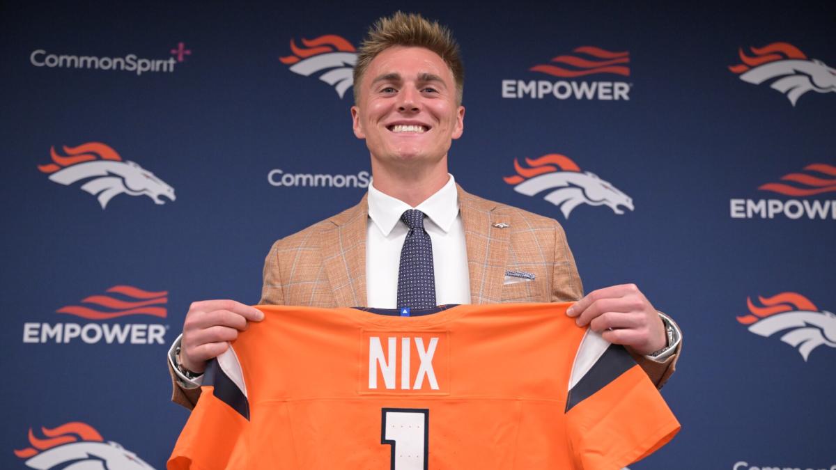 Bo Nix Chooses No. 10 Broncos Jersey