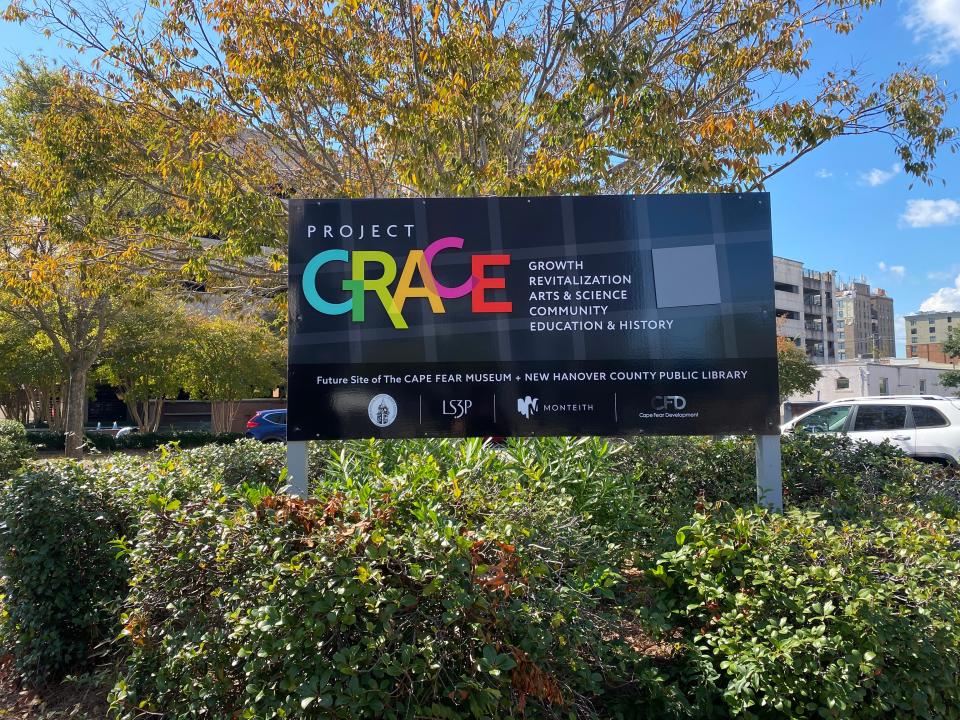 Project Grace signage has officially been placed at the site. Work on the location is expected to begin in the coming weeks.
