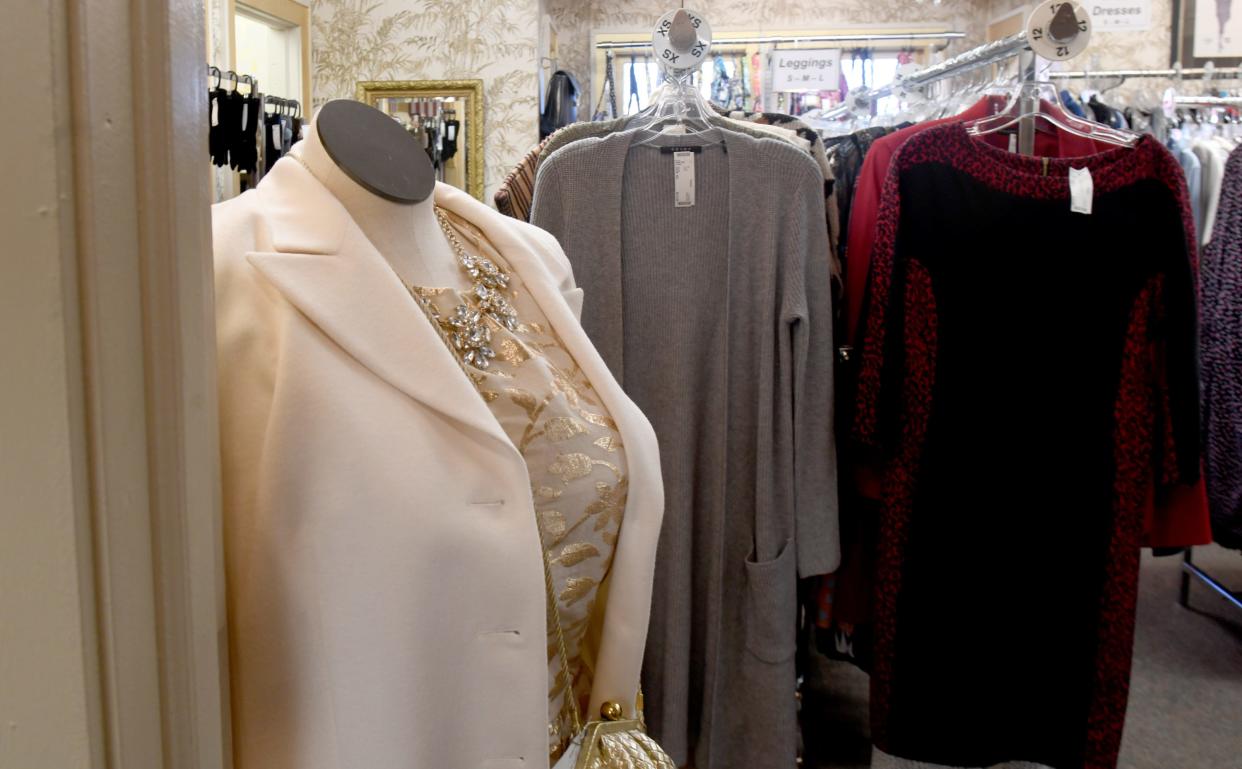 Women's tops are the No. 1 seller at Encore Resale Fashions at 4125 Cleveland Avenue NW in Plain Township.
