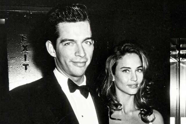 <p>Ron Galella/Ron Galella Collection via Getty</p> Harry Connick Jr. and Jill Goodacre in 1991