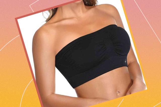 Seamless Bandeau Crop Tube Top Bra Strapless Padded Bralette Pack of 2, Shop Today. Get it Tomorrow!