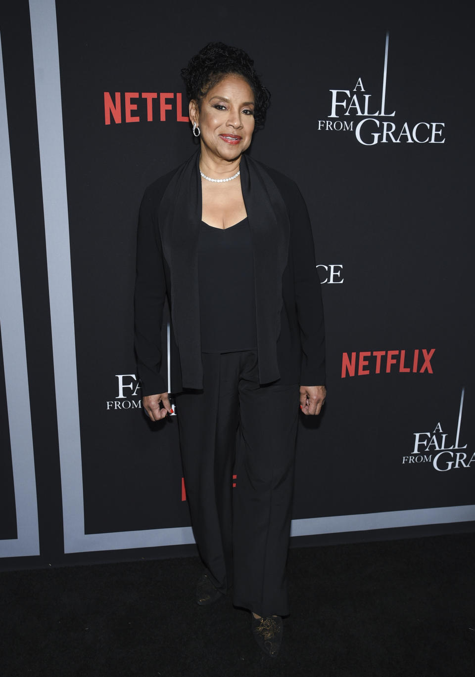 Actress Phylicia Rashad attends the premiere of Tyler Perry's "A Fall from Grace," at Metrograph, Monday, Jan. 13, 2020, in New York. (Photo by Evan Agostini/Invision/AP)