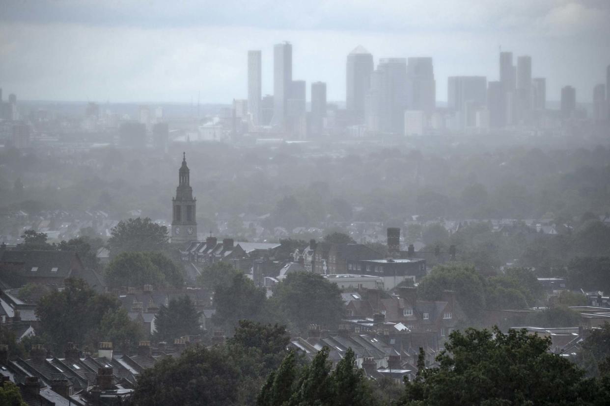 Showers are predicted across England on Saturday: Getty Images