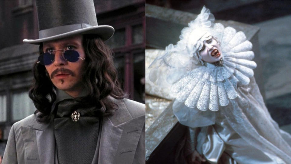 Dracula, left, and Vampire Lucy Westenra in Bram Stoker's Dracula