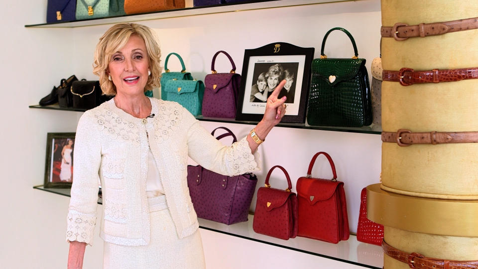 Diana’s one-of-a-kind handbag is set to be sold for £30,000 [Photo: SWNS]