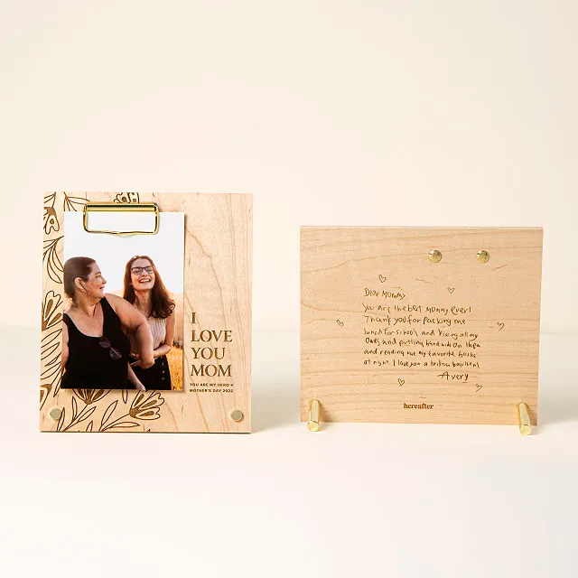 18) Personalized Note to Mom Picture Frame