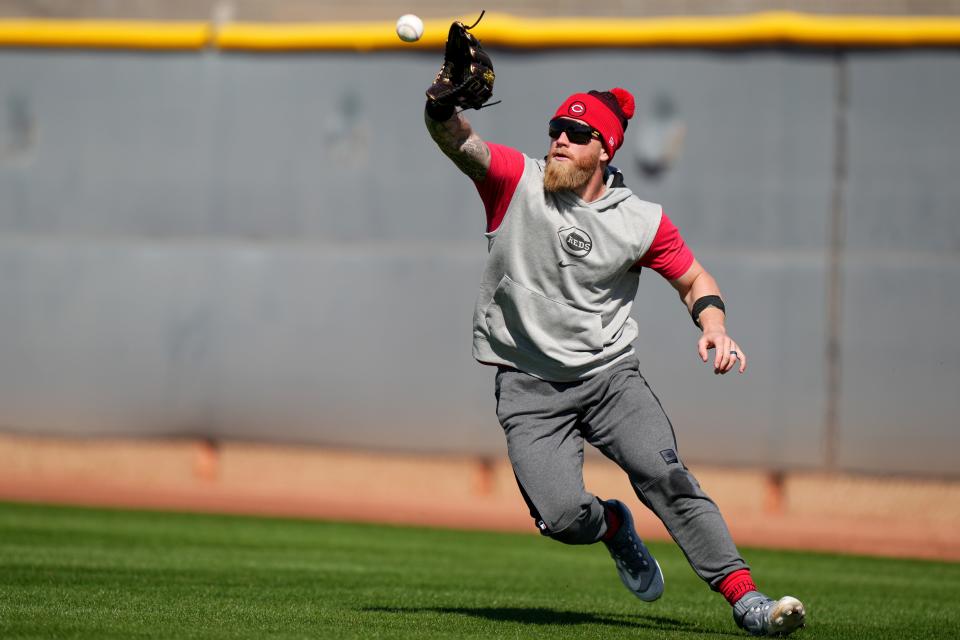 Outfielder Jake Fraley said the support of the Reds organization has been uplifting during his daughter's ordeal. “They provided comfort. They constantly checked in with me throughout the offseason,” he said. “Everybody. I’m not talking just one person. I’m talking every single person.”