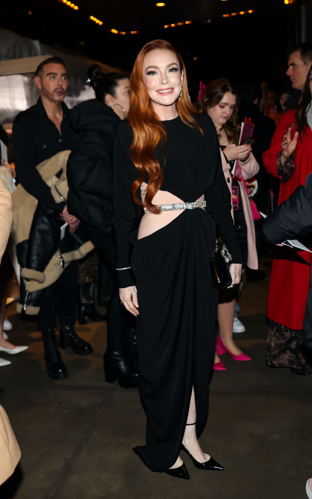 Lindsay Lohan is seen attending the 