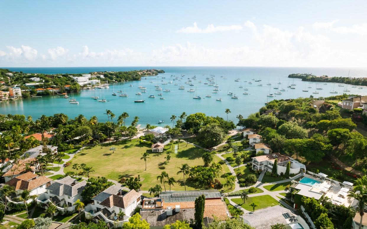 Aerial photo of Calabash Grenada