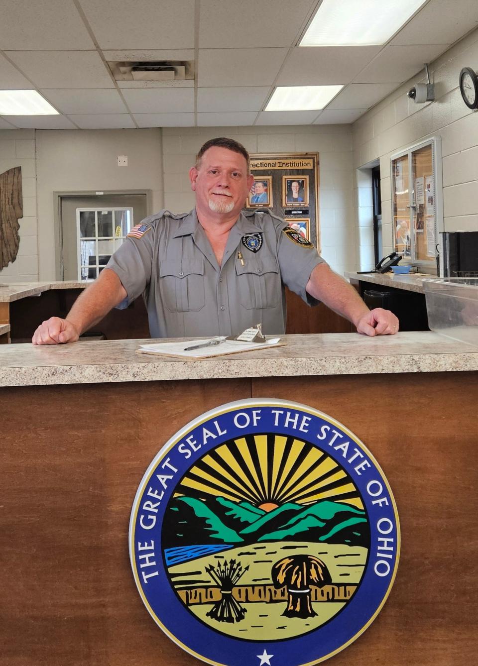 Dan Eichenlaub was named Correction Officer of the Year at Chillicothe Correctional Institution.