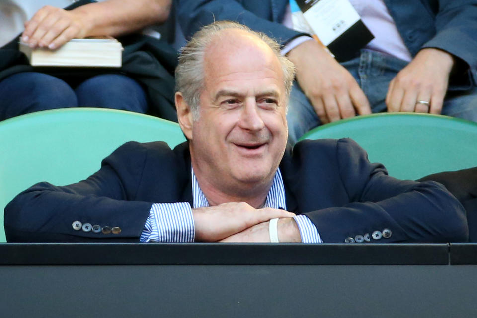 Michael Gudinski at a stadium