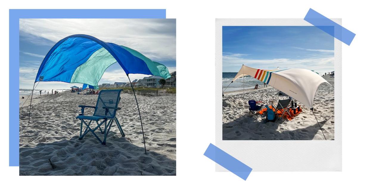 neso grande beach and mini beach tents