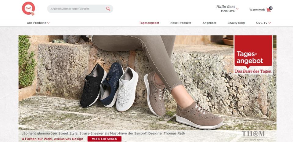 <p>Das Kerngeschäft von QVC ist eigentlich das Teleshopping – oder etwa nicht? Bei Onlineshoppern kommt das digitale Angebot von QVC sehr gut an, so gut sogar, dass sie den Shop auf den zweiten Rang wählten. (Foto: Qvc.de) </p>