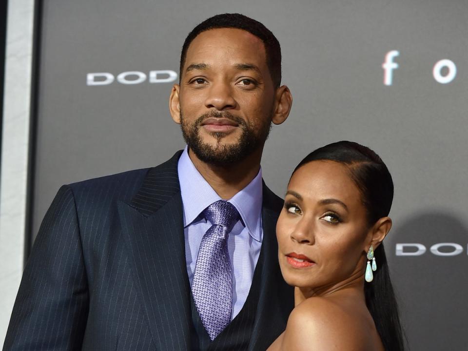 Will Smith and Jada Pinkett Smith photographed in 2015 (Getty Images)